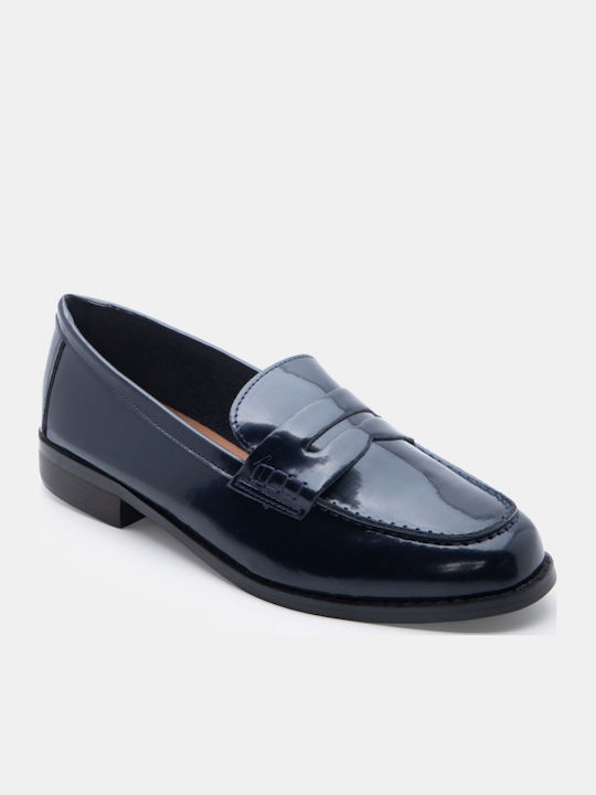 Damen Mokassins in Marineblaue Farbe
