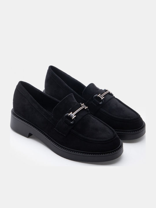 Women's Loafers In Black Color