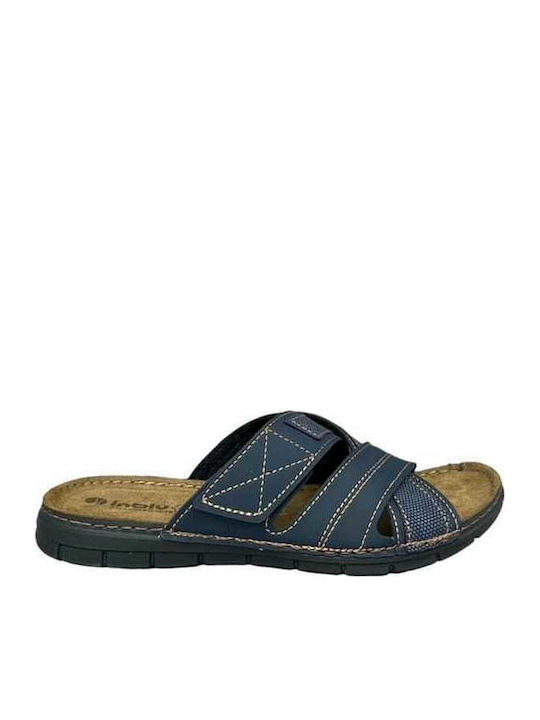 Herren Hausschuhe Blau Anatomisch AN-02889-3-8