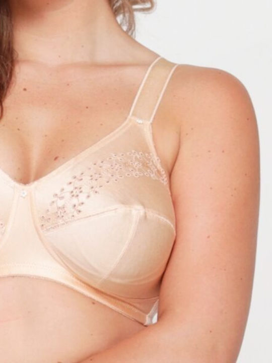 Beige Minimizer Büstenhalter ohne Polsterung & ohne Bügel