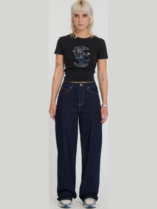 Stoned High Rise Women's Jean Pants in Boyfriend Fit
