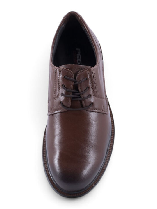 Leather Men's Casual Shoes Brown