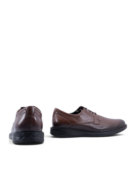 Leather Men's Casual Shoes Brown