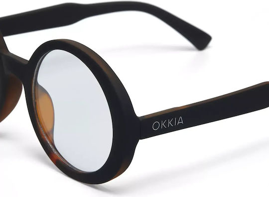 Okkia Laura Oчила За Четене +2.50 В Черен Цвят OK024B3H