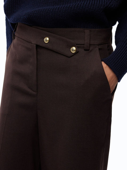 Damen Bermudas Braun