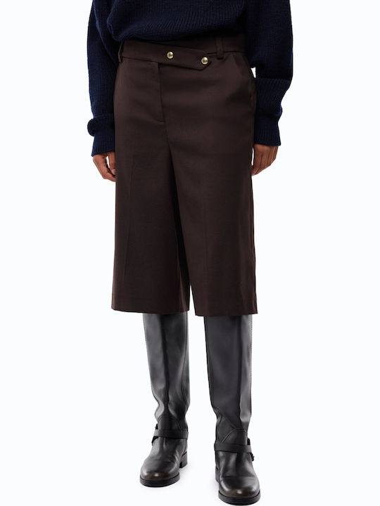 Damen Bermudas Braun