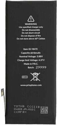 Prio Universal APN Συμβατή Μπαταρία Αντικατάστασης 1624mAh για Iphone Se 2022