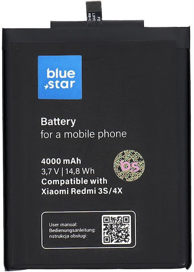 Blue Star Baterie compatibilă de înlocuire 4000mAh pentru Redmi 3