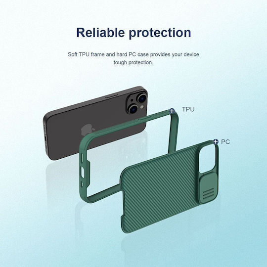 Nillkin CamShield Pro Back Cover Πλαστικό / Σιλικόνης Μαγνητικό Deep Purple (iPhone 13 / 13 Pro / 14)