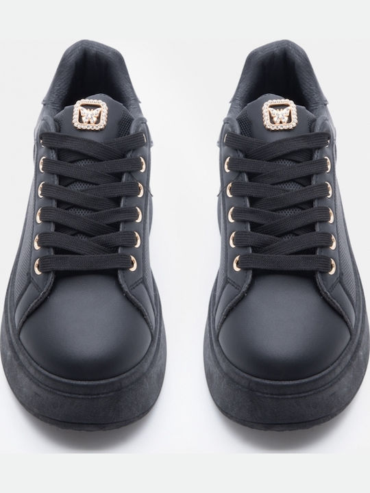 Women's Flatforms Sneakers Black