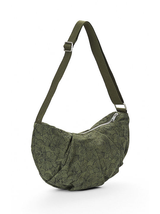 Printed Women's Crossbody Bag Green