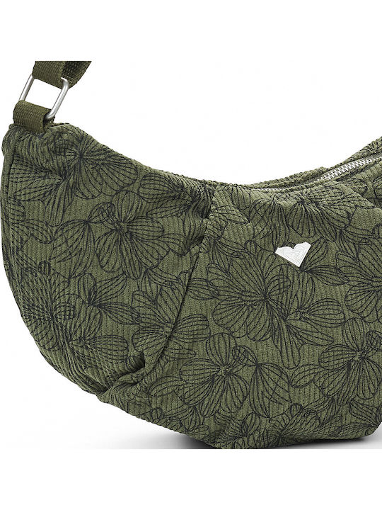 Printed Women's Crossbody Bag Green