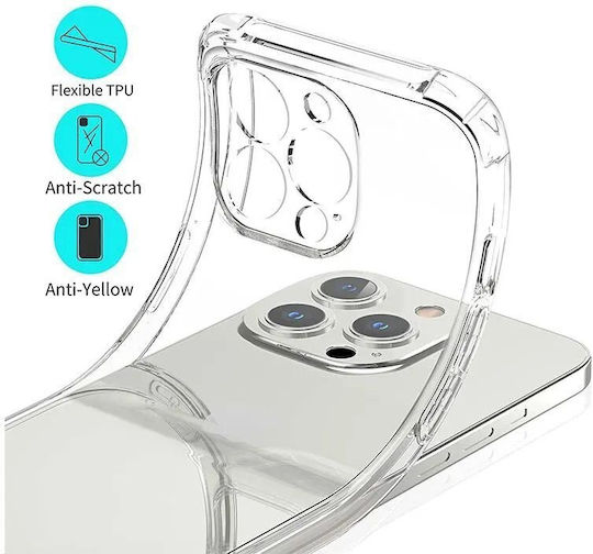 Air Defender Umschlag Rückseite Silikon Transparent (Honor X8a)