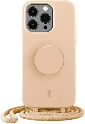 Just Elegance PopGrip Задна корица Бежов (iPhone 14 Pro)
