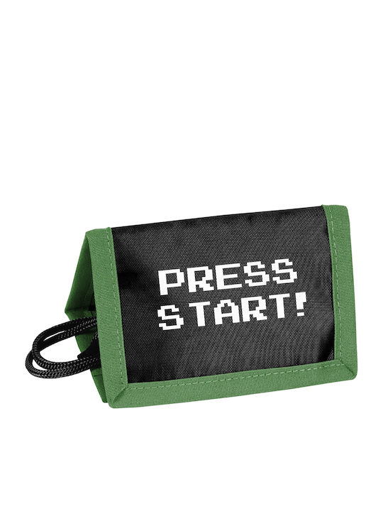 Paso Kids Wallet for Coins with Velcro Black