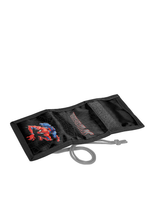 Paso Kids Coin Wallet with Velcro Black