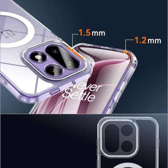 Tech-Protect Flexair Hybrid Umschlag Rückseite Silikon / Kunststoff Transparent (OnePlus 15)