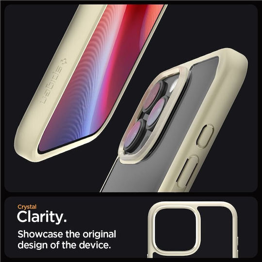 Spigen Crystal Hybrid Задна корица Силикон Бежов (iPhone 16 Pro Max)