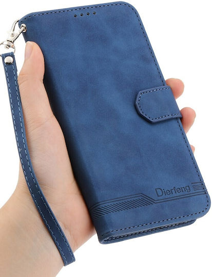 Dierfeng Θήκη Πορτοφόλι Blue Oppo Reno15 5g