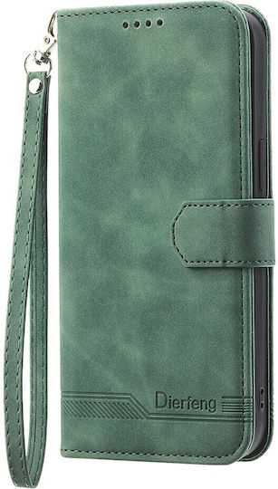 Dierfeng Θήκη Πορτοφόλι Green Oppo Reno15 5g