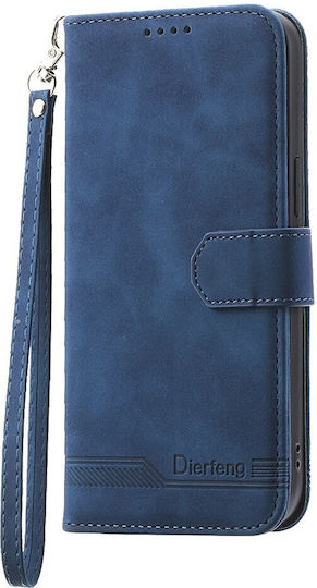 Dierfeng Θήκη Πορτοφόλι Blue Oppo Reno15 5g
