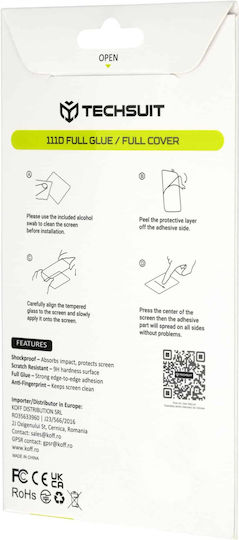 Techsuit 0.33мм Full Glue Стъклен Протектор Full Face (Nothing Phone (4b))