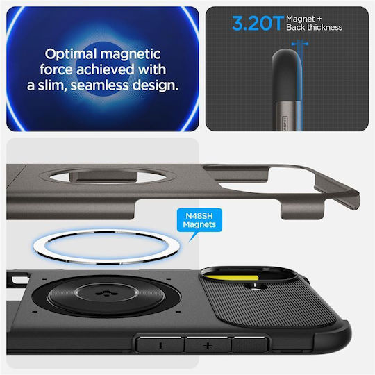 Spigen Back Cover Σιλικόνης Γκρι (iPhone 16)