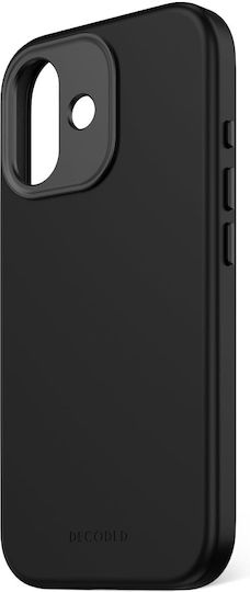 Decoded Antimicrobial Back Cover Silicon 1.2mm Negru (iPhone 17)