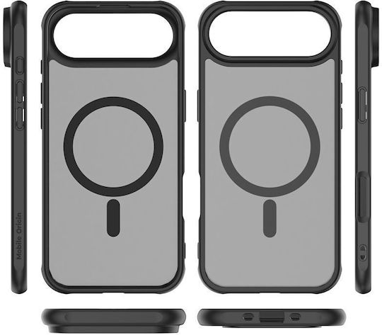 Mobile Origin Umschlag Rückseite Silikon 1.5mm Schwarz (iPhone Air)