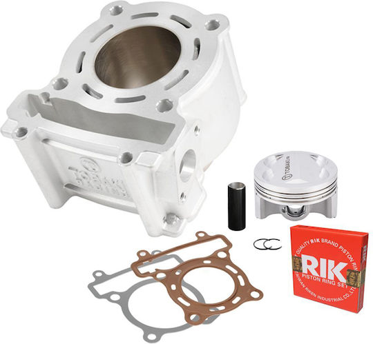 Tobaki Hybrid Dome Motorcycle Pistons & Cylinders Set 57mm for Yamaha Crypton-X135