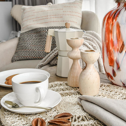 Duka Verlo Kaffee Tasse aus Porzellan Weiß 250ml