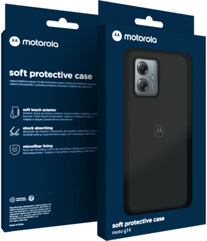 Motorola Back Cover Μαύρο (Moto G14)