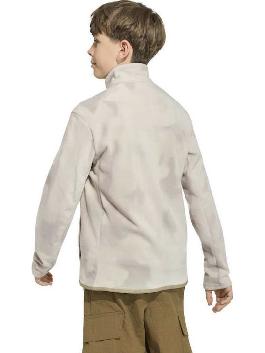 Αθλητική Παιδική Ζακέτα Fleece Μπεζ