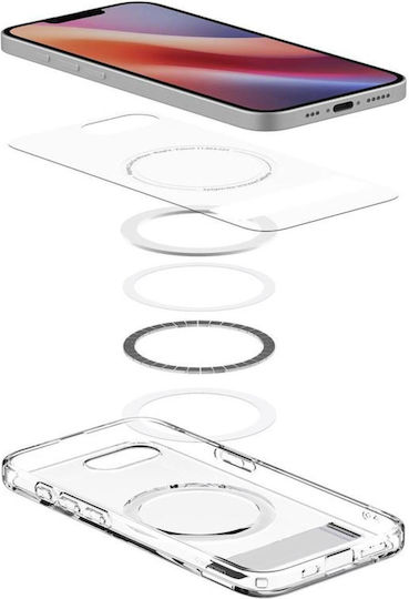 Spigen Ultra Hybrid S Case Magsafe Compatible Iphone 16e Clear White