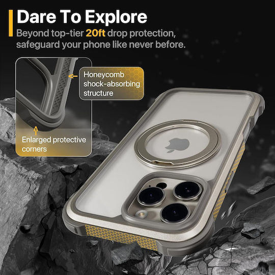 Mageasy Odyssey Stand M 360 Full Cover (iPhone 16 Pro Max)