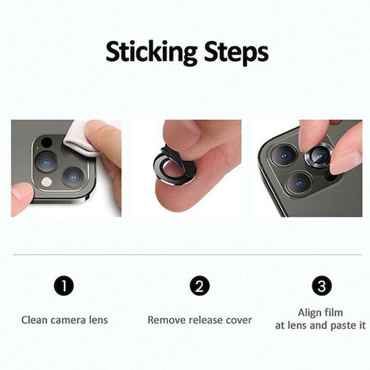 Protecție metalică pentru camera Samsung S24 Onyx Black OEM
