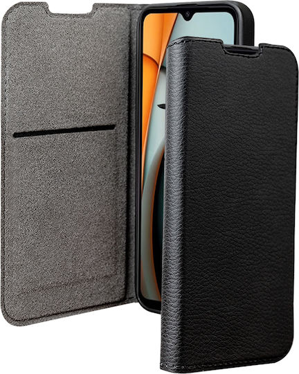 Husă Bigben Xiaomi Redmi A3 Folio Wallet Cu Funcție Stand Neagră