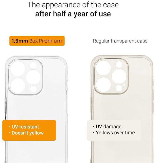 Premium Back Cover Plastic 1.5mm Negru (iPhone 12 Pro Max)