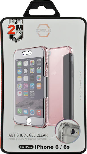 Itskins Folio Case iPhone SE 2020 8 7 6s Spectra Shockproof Reinforced Folio Pink