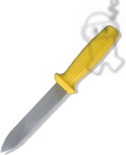 Victory Knives Tauchmesser Mit 17cm Gelber Blauer Klingenlänge