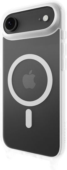 Mageasy Roar M With Lanyard Umschlag Rückseite Silikon mit Band Transparent (iPhone Air)