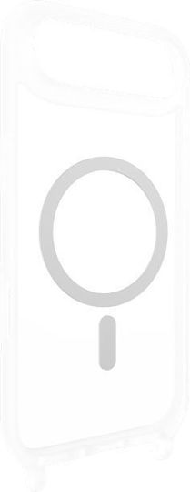 Mageasy Roar M With Lanyard Umschlag Rückseite Silikon mit Band Transparent (iPhone Air)