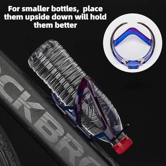 Rockbros Bicycle Bottle Cage Blue-Purple