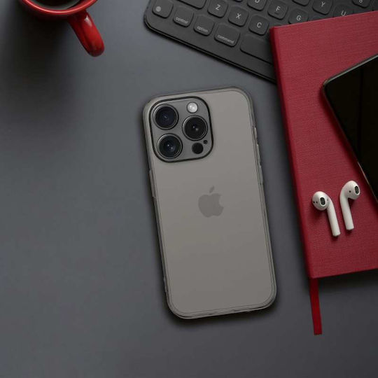 Premium Umschlag Rückseite Kunststoff 1.5mm Schwarz (iPhone 12 / 12 Pro)