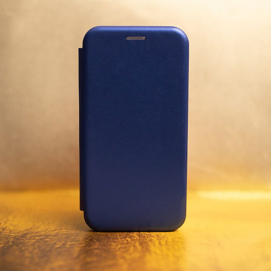 Smart Book Synthetic Leather / Silicone Navy Blue (Galaxy A55)
