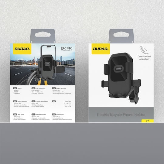 Dudao F7 Holder Bike Motorcycle Scooter Black