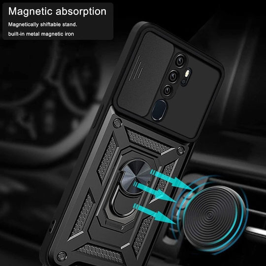 Techsuit Back Cover Μαύρο (Oppo A5 4G, SKYDDAR INNOVATION)