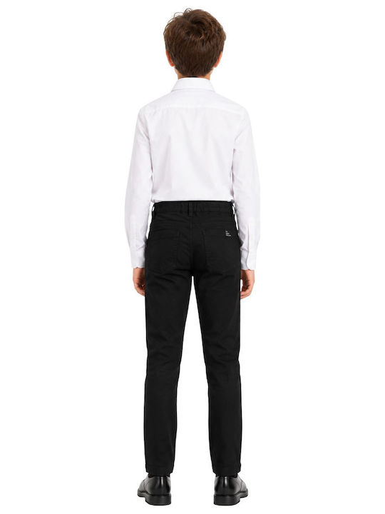Kinderhose Stoff Schwarz