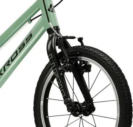 Kross Bicicletă Copii BMX 16" cu Cadru din Aluminiu Verde