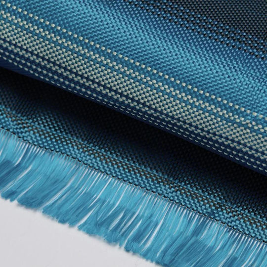 Pitaka Back Cover Aramid Fiber 1mm Albastru (iPhone 17)